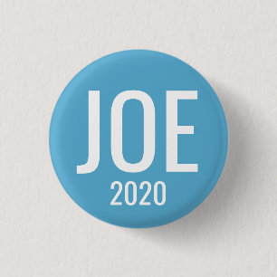 Joe Biden 2020 für President - Simple Blue Design Button