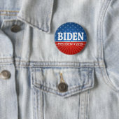 Joe Biden 2020 - Regalstars und Streifen Button (Beispiel)