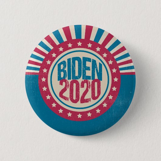 Joe Biden 2020 Retro Political Button (Vorderseite)