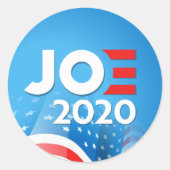 Joe Biden 2020 Runder Aufkleber (Vorderseite)