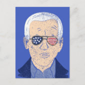 Joe Biden 2020 Wahl Distressed Graphic Postkarte (Vorderseite)