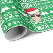 Joe Biden 2020 Weihnachten Geschenkpapier (Rolleneckpunkt)