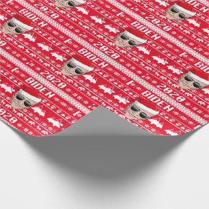 Joe Biden 2020 Weihnachten Geschenkpapier
