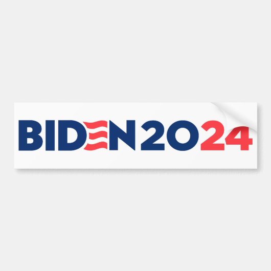 Joe Biden 2024 Autoaufkleber (Vorne)