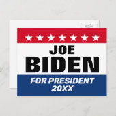 Joe Biden 2024 - Classic Design Postkarte (Vorne/Hinten)