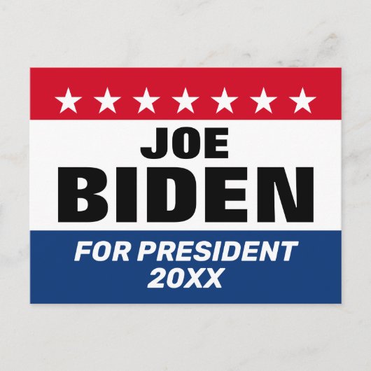Joe Biden 2024 - Classic Design Postkarte (Vorderseite)