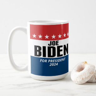 Joe Biden 2024 - Classic Design Red White Blue Kaffeetasse