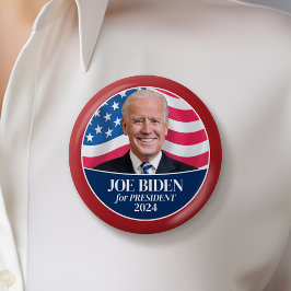 Joe Biden 2024 Foto - Grenze zwischen den amerikan Button