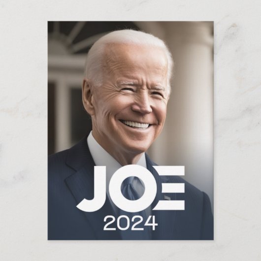 Joe Biden 2024 für Präsident Foto Postkarte (Vorderseite)