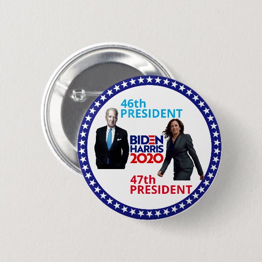 Joe Biden 46. Button (Vorne & Hinten)