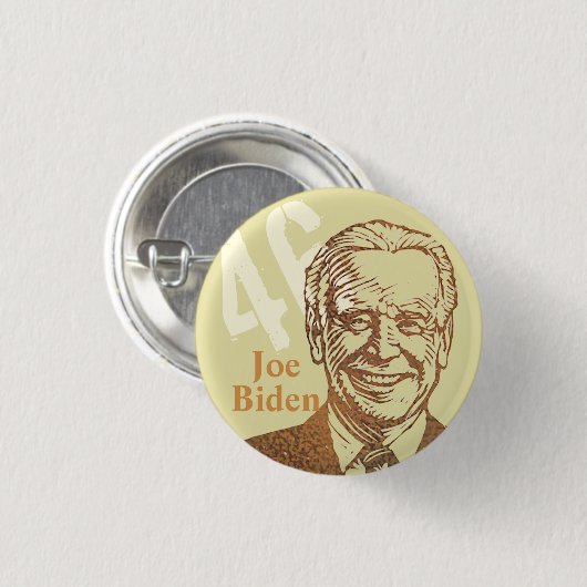 Joe Biden 46 Button (Vorne & Hinten)