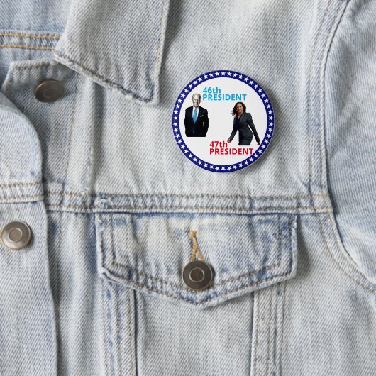 Joe Biden 46. Präsident Button (Beispiel)