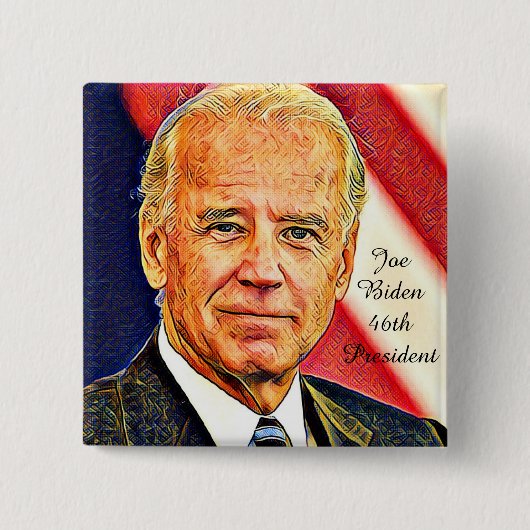 Joe Biden-46. Präsident_ Button (Vorderseite)
