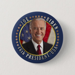 Joe Biden 46. Präsident USA Gedenkveranstaltung F Button