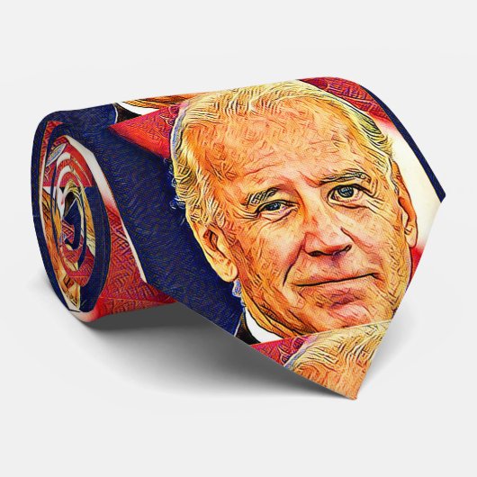 Joe Biden 4 USA_ Krawatte (Gerollt)