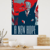 Joe Biden A NEW HOPE Poster (Küche)