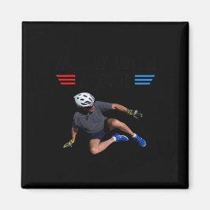 Joe Biden Absturz von Biden Bike Meme Funn Magnet