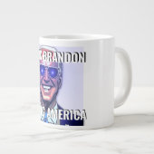 Joe Biden als Dark Brandon Giant Coffee Tasse (Vorderseite Rechts)