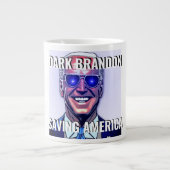 Joe Biden als Dark Brandon Giant Coffee Tasse (Vorderseite)