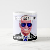 Joe Biden als Dark Brandon Giant Coffee Tasse (Vorderseite)
