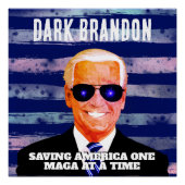 Joe Biden als Dark Brandon Poster (Vorderseite)