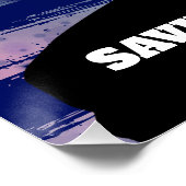 Joe Biden als Dark Brandon Poster (Ecke)