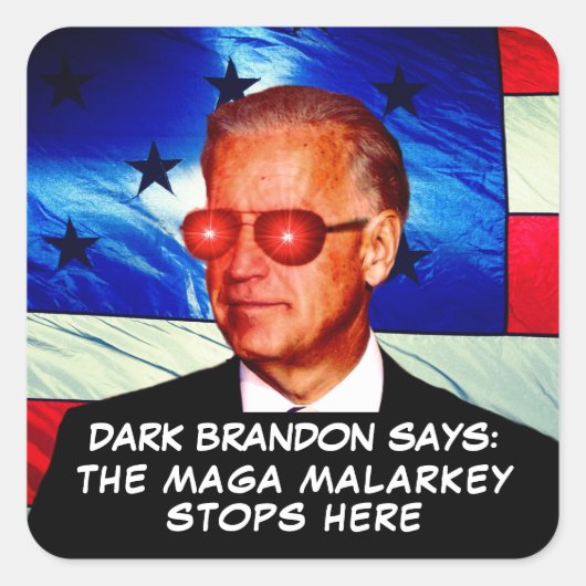 Joe Biden als Dark Brandon Sticker (Vorderseite)