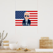 Joe Biden American Flag 2024 Wahl Poster (Küche)