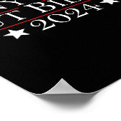 Joe Biden Anyone außer Biden 2024 Trump Poster (Ecke)