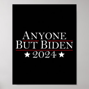 Joe Biden Anyone außer Biden 2024 Trump Poster