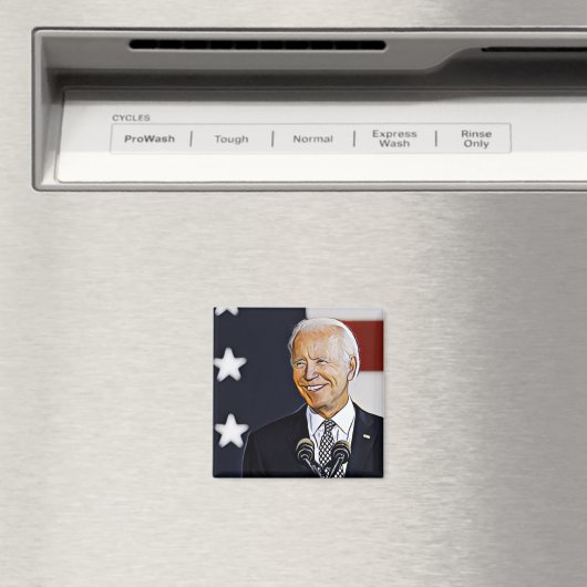 Joe Biden Art Magnet (In Situ (Geschirrspüler))