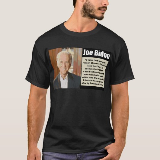 Joe Biden auf Clarence Thomas T-Shirt (Vorderseite)