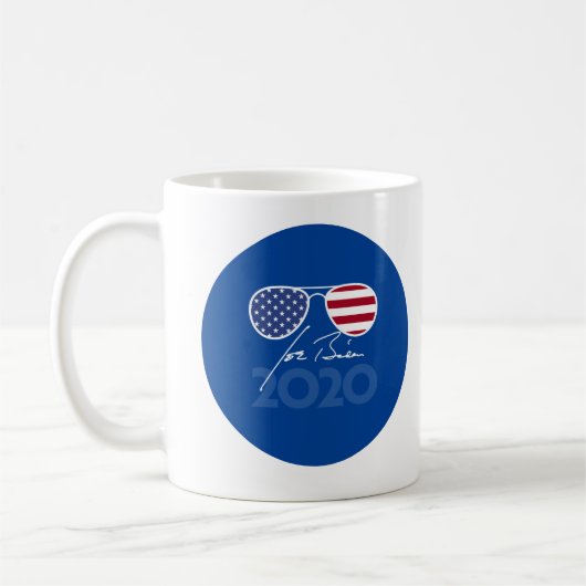 Joe Biden Aviators 2020 Kaffeetasse (Links)