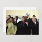 Joe Biden & Barack & Michele Obama Postkarte (Vorne/Hinten)