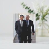 Joe! Biden & Barack Obama Postkarte (Stehend Vorderseite)