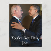 Joe! Biden & Barack Obama Postkarte (Vorderseite)