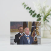 Joe Biden & Barack Obama Postkarte (Stehend Vorderseite)