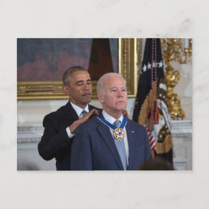 Joe Biden & Barack Obama Postkarte