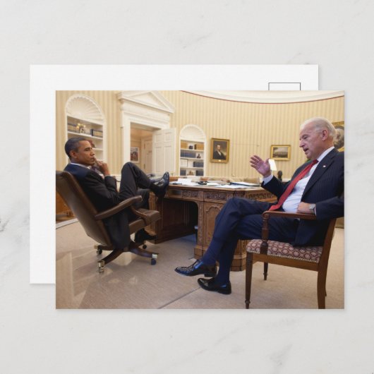 Joe Biden & Barack Obama Postkarte (Vorne/Hinten)