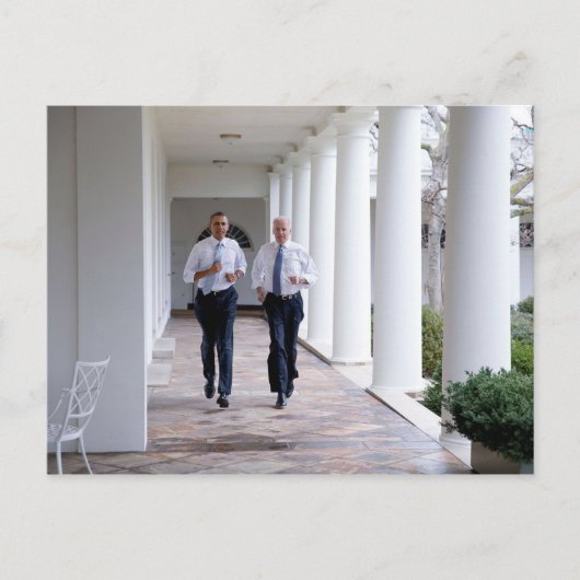 Joe Biden & Barack Obama Postkarte (Vorderseite)
