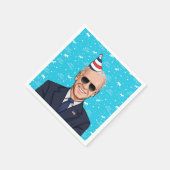 Joe Biden Birthday Serviette (Ecke)