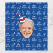 JOE BIDEN BIRTHDAY WEINETIKETT (Einzelnes Label)