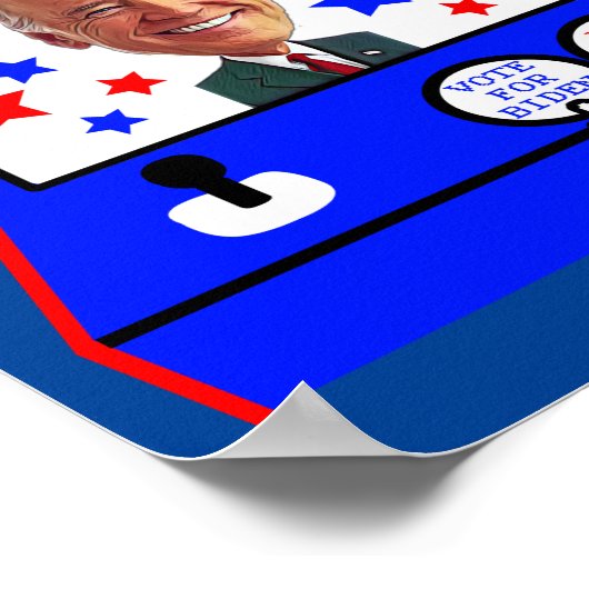 Joe Biden Campaign Poster (Ecke)