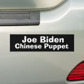 Joe Biden = Chinesische Puppe Autoaufkleber (Auf Auto)