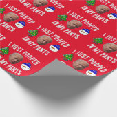 JOE BIDEN CHRISTMAS FUNNY GEKACKT WRAPPING PAPIER GESCHENKPAPIER (Ecke)