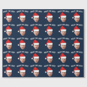 JOE BIDEN CHRISTMAS FUNNY KONFUSIERTE WRAPPING PAP GESCHENKPAPIER (Flach)