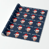 JOE BIDEN CHRISTMAS FUNNY KONFUSIERTE WRAPPING PAP GESCHENKPAPIER (Ungerollt)