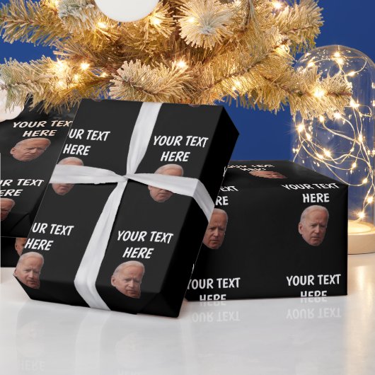 JOE BIDEN CHRISTMAS PERSONALISIERTES WRAPPING PAPI GESCHENKPAPIER (Feiertage)