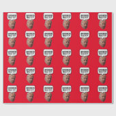 JOE BIDEN CHRISTMAS VERLETZTE REINDEERS FLIEGEN? GESCHENKPAPIER (Flach)