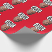 JOE BIDEN CHRISTMAS VERURTEILTE DIESE BOTSCHAFT GESCHENKPAPIER (Ecke)